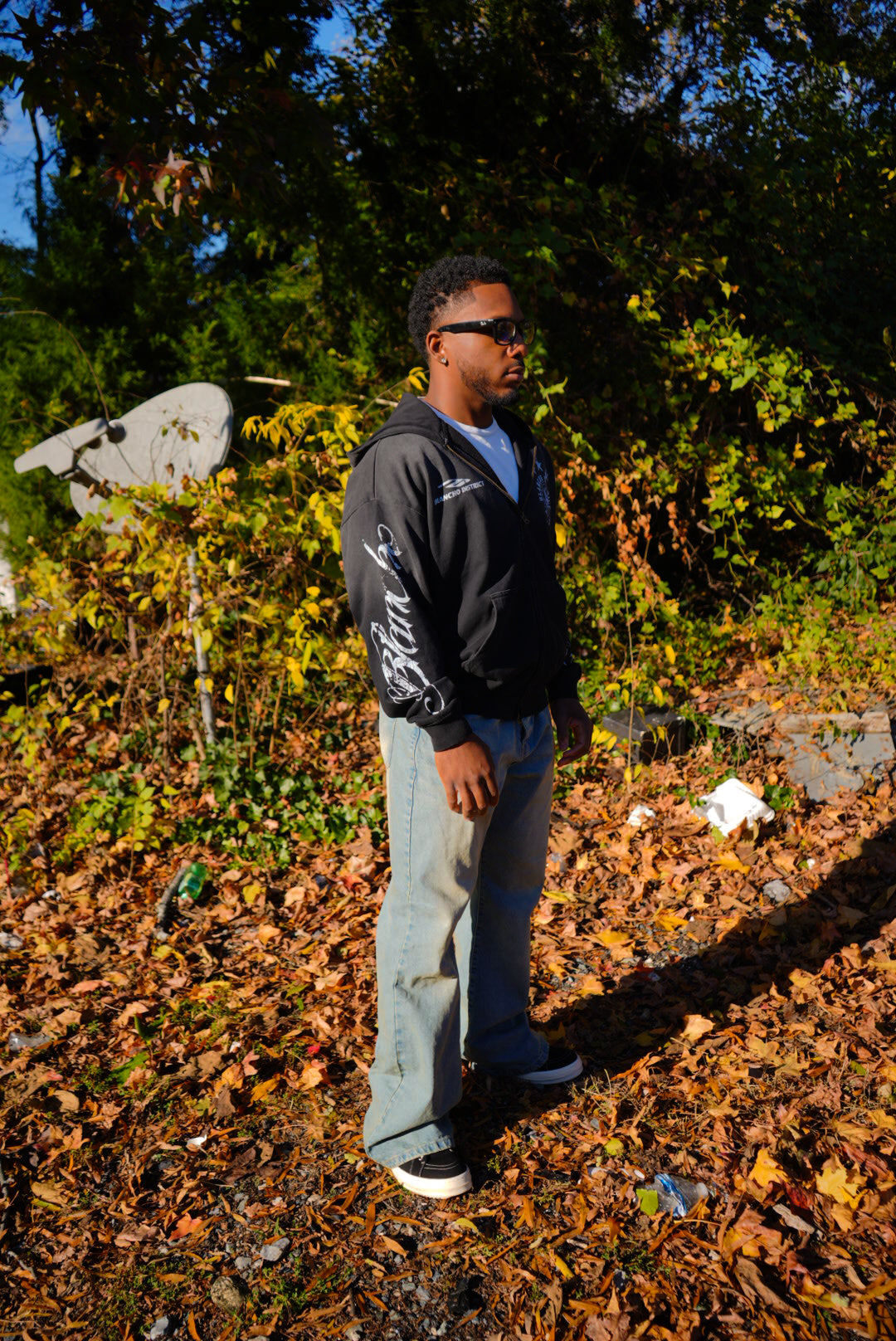 Midnight Script Zip up