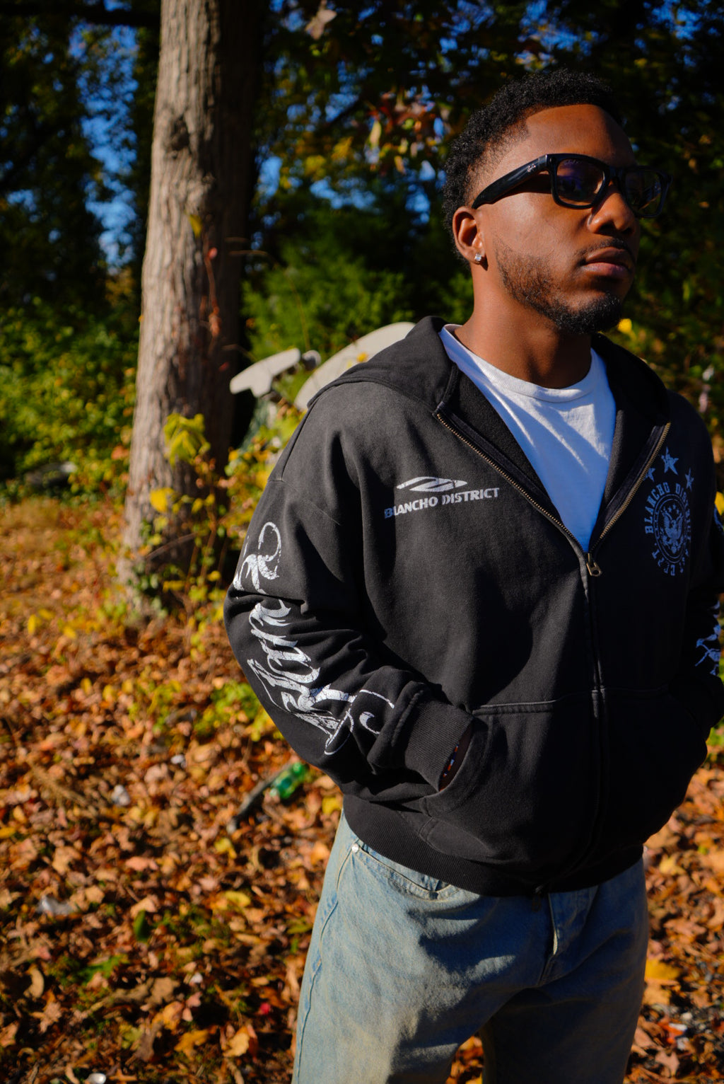 Midnight Script Zip up