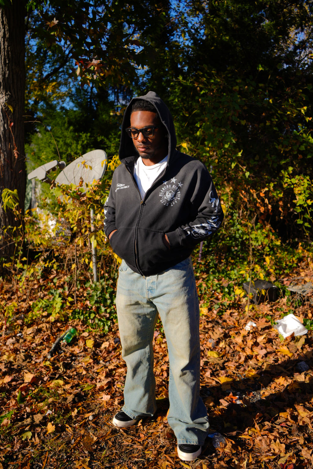 Midnight Script Zip up